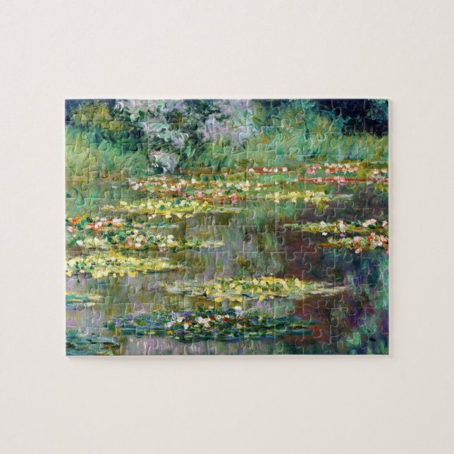 Monet Water Lilies (1904) Fine Art Jigsaw Puzzle (Horizontal)