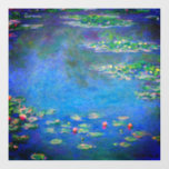 Monet Water Lilies 1906<br><div class="desc">Window Cling featuring Claude Monet’s oil painting Water Lilies (1906). A serene still life of the interplay between light and reflection upon beautiful water lilies in a pond. A great gift for fans of impressionism and French art.</div>