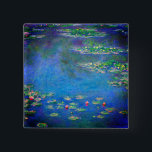 Monet Water Lilies 1906 15 Cm Square Badge<br><div class="desc">Button featuring Claude Monet’s oil painting Water Lilies (1906). A serene still life of the interplay between light and reflection upon beautiful water lilies in a pond. A great gift for fans of impressionism and French art.</div>