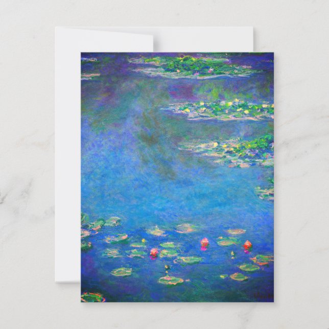 Monet Water Lilies 1906 Card (Front)
