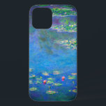 Monet Water Lilies 1906 iPhone 12 Case<br><div class="desc">iPhone Case featuring Claude Monet’s oil painting Water Lilies (1906). A serene still life of the interplay between light and reflection upon beautiful water lilies in a pond. A great gift for fans of impressionism and French art.</div>