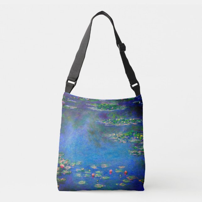 Monet Water Lilies 1906 Crossbody Bag (Front)