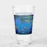Monet Water Lilies 1906 Glass<br><div class="desc">Glass Tumbler featuring Claude Monet’s oil painting Water Lilies (1906). A serene still life of the interplay between light and reflection upon beautiful water lilies in a pond. A great gift for fans of impressionism and French art.</div>