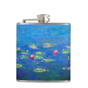 Monet Water Lilies 1906 Hip Flask
