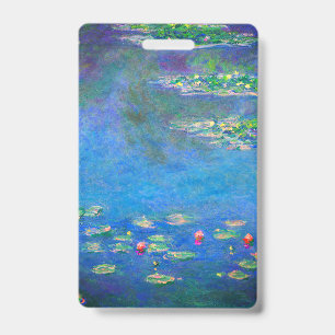 Monet Water Lilies 1906 ID Badge
