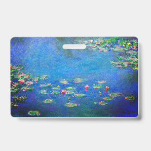Monet Water Lilies 1906 ID Badge