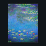 Monet Water Lilies 1906 Invitation<br><div class="desc">Card featuring Claude Monet’s oil painting Water Lilies (1906). A serene still life of the interplay between light and reflection upon beautiful water lilies in a pond. A great gift for fans of impressionism and French art.</div>