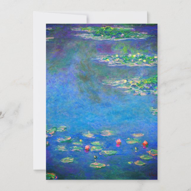 Monet Water Lilies 1906 Invitation (Front)