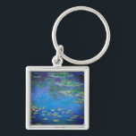 Monet Water Lilies 1906 Key Ring<br><div class="desc">Keychain featuring Claude Monet’s oil painting Water Lilies (1906). A serene still life of the interplay between light and reflection upon beautiful water lilies in a pond. A great gift for fans of impressionism and French art.</div>