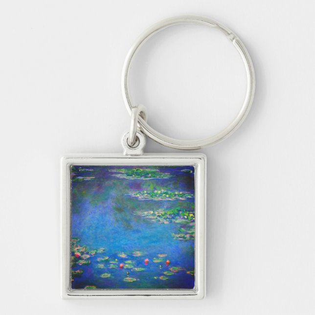 Monet Water Lilies 1906 Key Ring (Front)