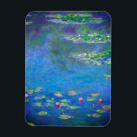 Monet Water Lilies 1906 Magnet<br><div class="desc">Magnet featuring Claude Monet’s oil painting Water Lilies (1906). A serene still life of the interplay between light and reflection upon beautiful water lilies in a pond. A great gift for fans of impressionism and French art.</div>