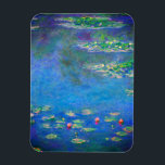 Monet Water Lilies 1906 Magnet<br><div class="desc">Magnet featuring Claude Monet’s oil painting Water Lilies (1906). A serene still life of the interplay between light and reflection upon beautiful water lilies in a pond. A great gift for fans of impressionism and French art.</div>