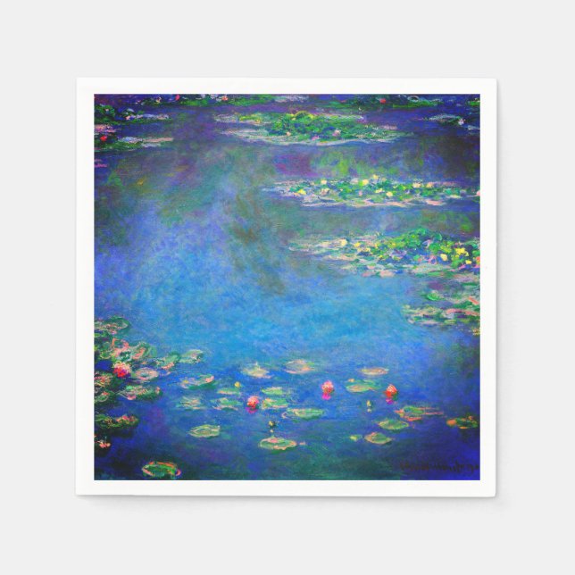 Monet Water Lilies 1906 Napkin (Front)