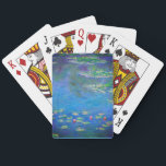 Monet Water Lilies 1906 Playing Cards<br><div class="desc">Playing Cards featuring Claude Monet’s oil painting Water Lilies (1906). A serene still life of the interplay between light and reflection upon beautiful water lilies in a pond. A great gift for fans of impressionism and French art.</div>