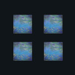 Monet Water Lilies 1906 Stone Magnet<br><div class="desc">Stone Magnet featuring Claude Monet’s oil painting Water Lilies (1906). A serene still life of the interplay between light and reflection upon beautiful water lilies in a pond. A great gift for fans of impressionism and French art.</div>
