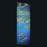 Monet Water Lilies 1906 Thermal Tumbler<br><div class="desc">Thermal Tumbler featuring Claude Monet’s oil painting Water Lilies (1906). A serene still life of the interplay between light and reflection upon beautiful water lilies in a pond. A great gift for fans of impressionism and French art.</div>