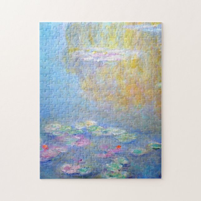 Monet Water Lilies 1908 Fine Art Jigsaw Puzzle (Vertical)