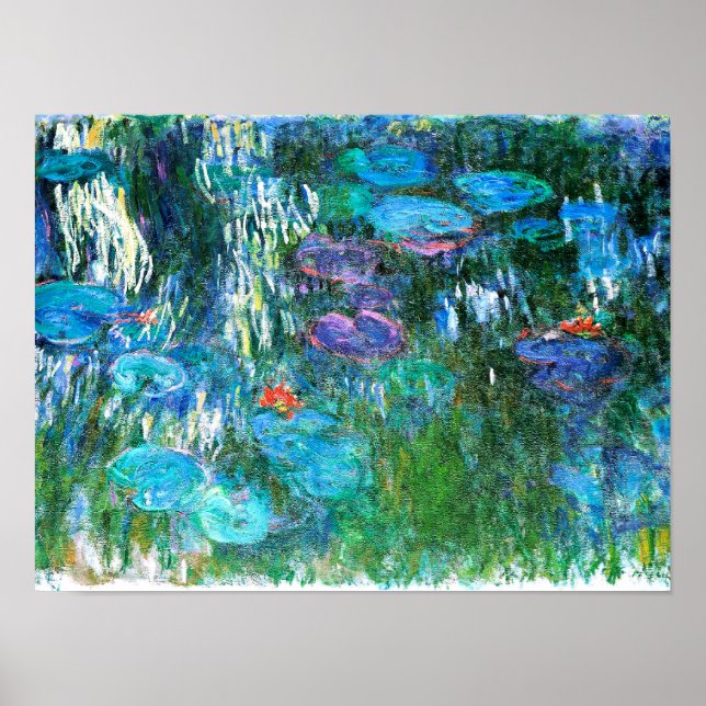 Monet - Water Lilies, 1916-1919,  Poster (Front)