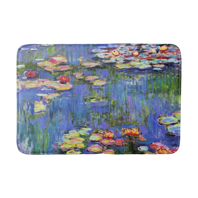 Monet - Water Lilies, 1916, Bath Mat (Front)
