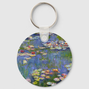 Monet Water Lilies 1916 Key Chain