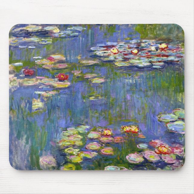Monet Water Lilies 1916 Mouse Pad (Front)