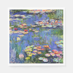 Monet - Water Lilies, 1916, Napkin