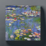 Monet Water Lilies 1916 Plaque<br><div class="desc">Monet Water Lilies 1916 plaque. Oil painting on canvas from 1916. French impressionist Claude Monet remains renowned and beloved for the water lily paintings that he created at his garden pond at Giverny. This specific water lily painting is from 1916 and reveals Monet’s move towards increasing abstraction and more varied...</div>
