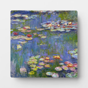 Monet Water Lilies 1916 Plaque
