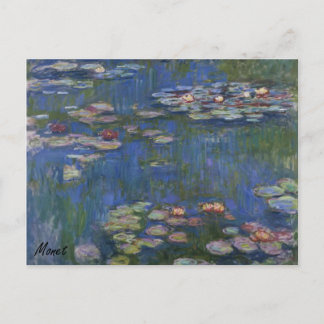 MONET Water Lilies 1916 POSTCARD