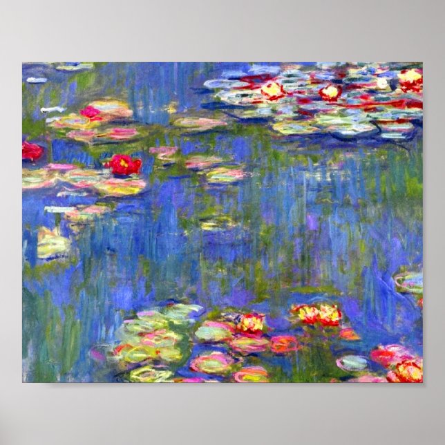 Monet Water Lilies 1916 Poster (Front)
