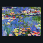 Monet - Water Lilies, 1916, Poster<br><div class="desc">Claude Monet's famous painting,  Water Lilies 1916</div>