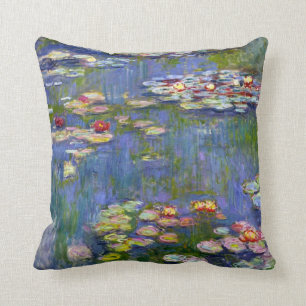 Monet Water Lilies 1916 Throw Pillow