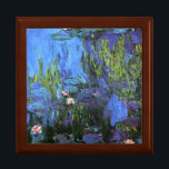 Monet - Water Lilies, 1917 Gift Box<br><div class="desc">Claude Monet painting,  Water Lilies (1917),  single rocker light switch plate.</div>