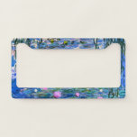 Monet - Water Lilies 1919 artwork Licence Plate Frame<br><div class="desc">Monet - Water Lilies 1919 artwork iPad 2/3/4 case.</div>