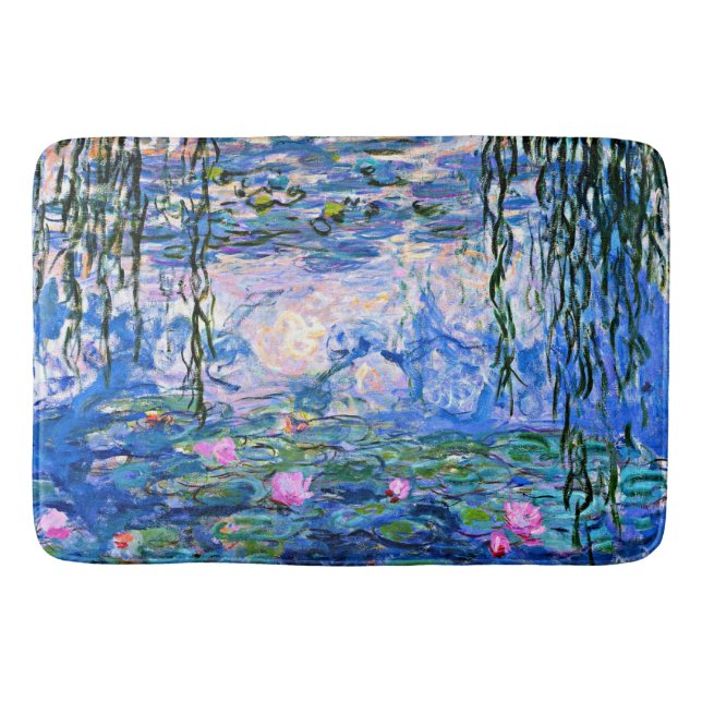 Monet, Water Lilies, 1919, Bath Mat (Front)