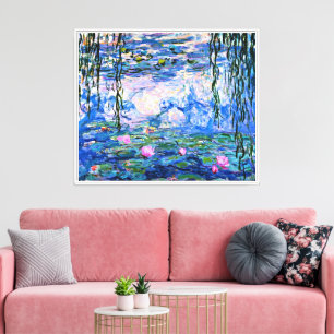 Monet - Water Lilies, 1919, Canvas Print