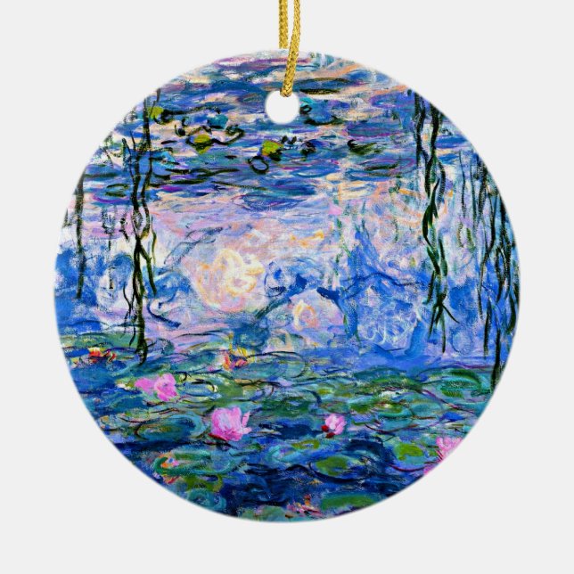 Monet: Water Lilies 1919 Ceramic Ornament (Front)