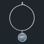 Monet: Water Lilies 1919, famous painting, Bangle Bracelet<br><div class="desc">Claude Monet's famous painting,  Water Lilies 1919.</div>
