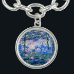 Monet: Water Lilies 1919, famous painting, Bracelet<br><div class="desc">Claude Monet: Water Lilies Red,  1919,  beautiful fine art painting</div>