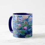 Monet: Water Lilies 1919, famous painting Mug<br><div class="desc">Claude Monet: Water Lilies Red,  1919,  Impressionism artwork coffee mug.</div>
