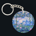 Monet: Water Lilies 1919 Key Ring<br><div class="desc">Monet: Water Lilies 1919 French Impressionism artwork by Claude Monet.</div>