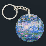 Monet: Water Lilies 1919 Key Ring<br><div class="desc">Monet: Water Lilies 1919 French Impressionism artwork by Claude Monet.</div>