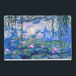 Monet, Water Lilies, 1919, Laminated Place Mat<br><div class="desc">Water Lilies,  1919,  famous painting by Impressionist artist,  Claude Monet</div>