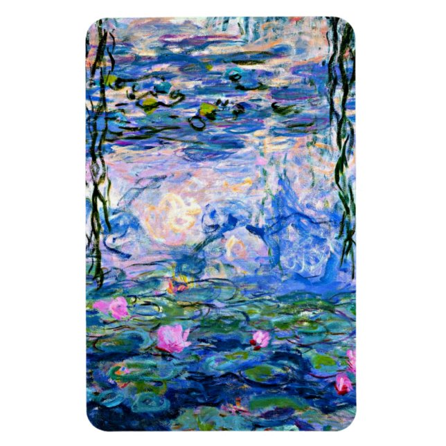 Monet - Water Lilies, 1919 Magnet (Vertical)