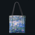 Monet - Water Lilies, 1919, pink Tote Bag<br><div class="desc">Claude Monet's 1919 painting,  Water LIlies (pink),  tote bag.</div>