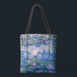 Monet - Water Lilies, 1919, pink Tote Bag<br><div class="desc">Claude Monet's 1919 painting,  Water LIlies (pink),  tote bag.</div>