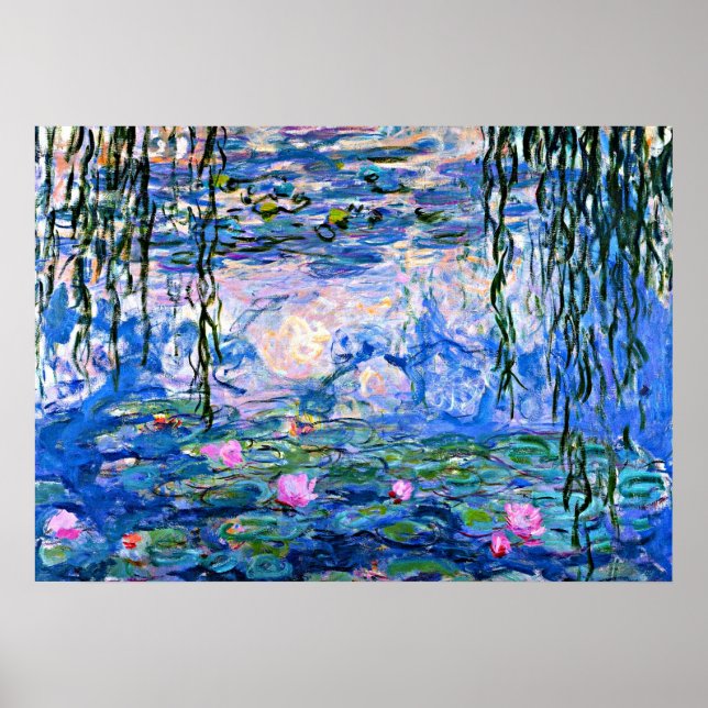 Monet: Water Lilies 1919 Poster (Front)