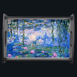 Monet - Water Lilies, 1919 Serving Tray<br><div class="desc">Claude Monet 1919 painting,  Water Lilies</div>