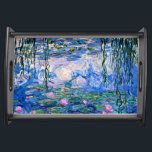 Monet - Water Lilies, 1919 Serving Tray<br><div class="desc">Claude Monet 1919 painting,  Water Lilies</div>