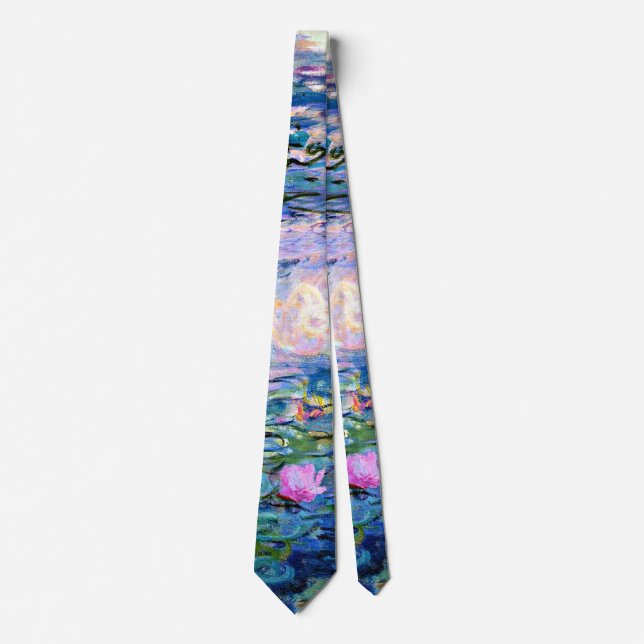 Monet - Water Lilies, 1919, Tie (Front)